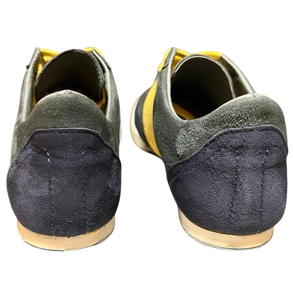 Emerson Fry‎ Woman Suede/Leather  Daily Trainers Navy/ Mustard Portugal EU 36